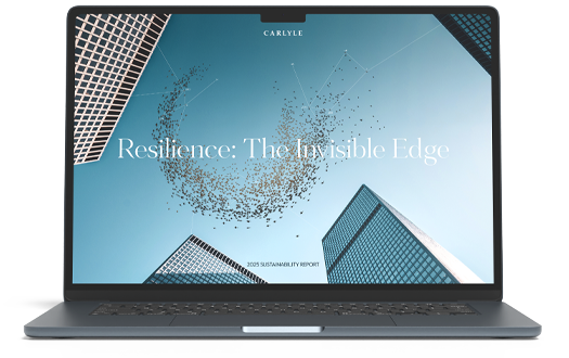 Carlyle Sustainability Report 2025 Laptop