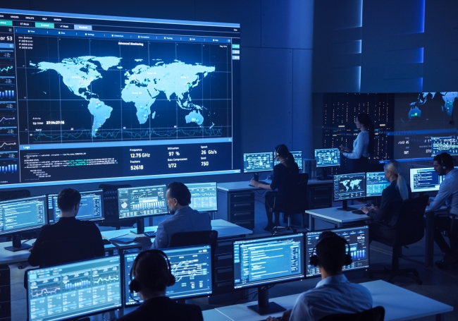 Control room cyber defense